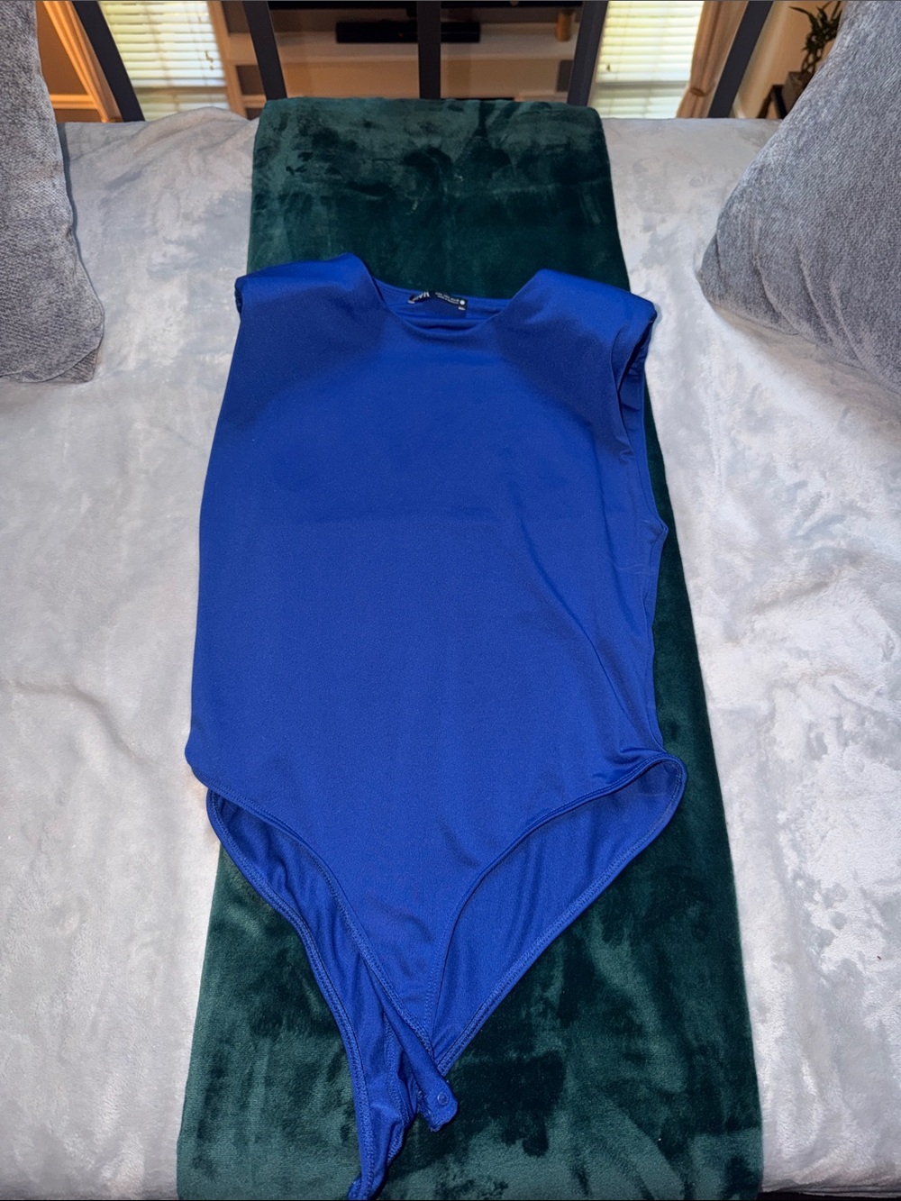 Zara Royal Blue One-Piece Bodysuit